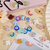 24Pcs 24 Styles Silicone Focal Beads SIL-CA0002-84-5