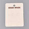 Cardboard Paper Jewelry Display Cards for Hair Clip Storage CDIS-N004-14-1