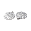 304 Stainless Steel Pendant Rhinestone Settings STAS-P324-37P-3