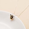 Brass Bee Charm Necklace for Women JN1030A-2