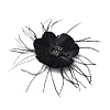Bridal Wedding Mesh Feather Fascinator Hats Hair Chips OHAR-XCP0001-13-2