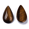 Natural Tiger Eye Cabochons X-G-N326-72D-2
