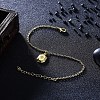 Trendy Brass Charm Bracelets BJEW-BB32133-4