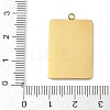 304 Stainless Steel Rhinestones Pendants STAS-D306-01G-A-3