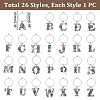 Brass Wine Glass Charms AJEW-GA00015-2