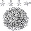 400Pcs Plating ABS Plastic Pendants KY-FH0001-16-1