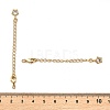 Brass Curb Chain Extender KK-D093-01G-3