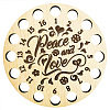 16-Position Wood Embroidery Thread Storage Trays TOOL-WH0056-034-1