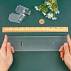 2 Sets 2 Colors Acrylic Knife Display Easel Stands ODIS-GL0001-04-3