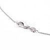 Brass Herringbone Chain Round Snake Chain Necklaces X-NJEW-Q285-01-2