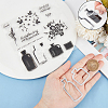 1Pc Clear Silicone Stamps DIY-CP0009-57-3