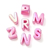 UV Plating Rainbow Iridescent Acrylic Beads OACR-C012-01A-1-3