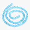 Glass Beads Strands EGLA-A044-T8mm-D08-2