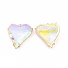 Brass Cubic Zirconia Pendants KK-A181-VF470-1-3