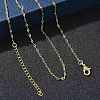 1.5MM Brass Dapped Chain Necklaces for Women KK-CBA4FD4-14G-1
