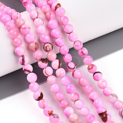 Natural Persian Jade Beads Strands G-A255-A02-04G-1