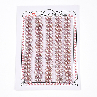 Grade 3A Natural Cultured Freshwater Pearl Beads PEAR-N018-3A-4550C-1