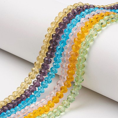Glass Beads Strands EGLA-A044-T6mm-D-M-1