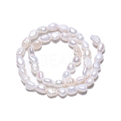 Natural Cultured Freshwater Pearl Beads Strands PEAR-N014-03E-01-1