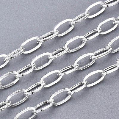 304 Stainless Steel Paperclip Chains CHS-N001-13S-1