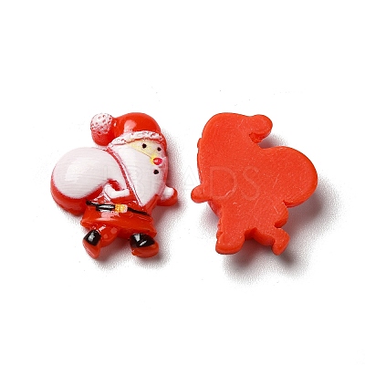 Christmas Opaque Resin Cabochons LS-RESI-K019-28-1