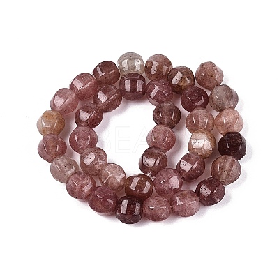 Natural Strawberry Quartz Beads Strands G-Q608-08A-07-1