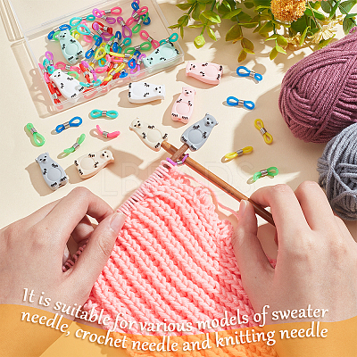 Polar Bear Silicone Knitting Needle Stoppers SIL-NB0001-25-1