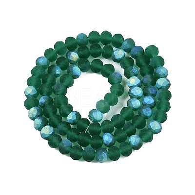 Transparent Glass Beads Strands LS-EGLA-A044-T6mm-MB18-1