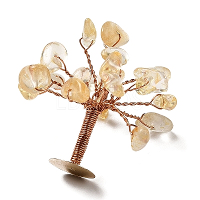 Natural Citrine Chips Display Decorations G-Z016-13B-1
