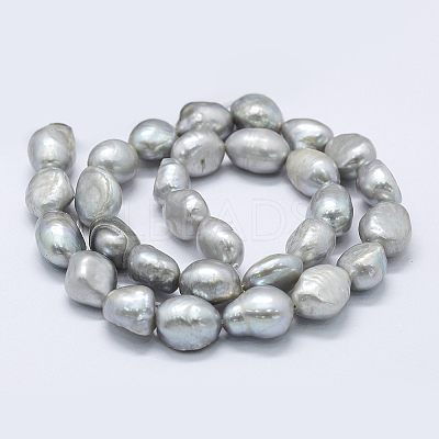 Natural Cultured Freshwater Pearl Beads Strands PEAR-K004-05E-01-1