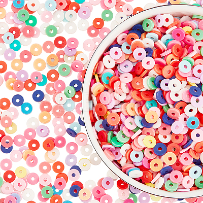Handmade Polymer Clay Beads CLAY-FH0001-01C-M-1