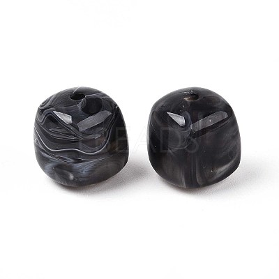 Opaque Acrylic Beads X-OACR-ZX006-33N-1