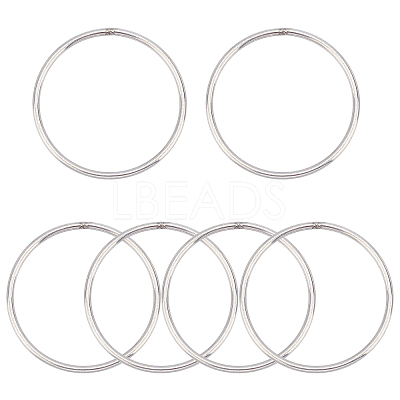 6Pcs 304 Stainless Steel Jump Rings STAS-GF0001-14-1