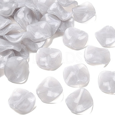 Opaque Acrylic Imitation Gemstone Beads OACR-G061-01E-1