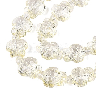 Transparent Glass Beads Strands DGLA-N021-02A-10-1