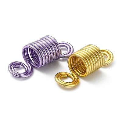 Aluminum Hair Coil Cuffs ALUM-S012-M-1