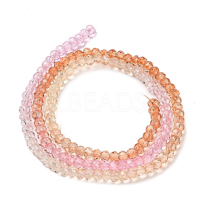 Transparent Painted Glass Beads Strands DGLA-A034-T2mm-A20-1