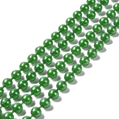 Acrylic Imitation Pearl Beaded Trim Garland Strand AJEW-R067-09-1