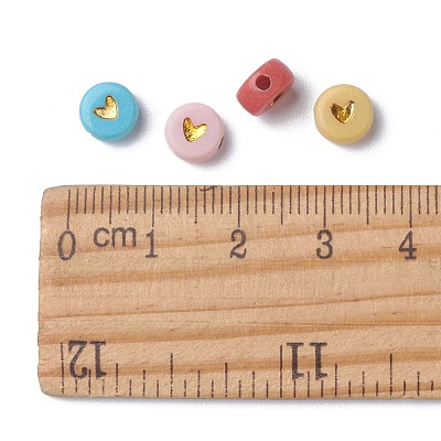 Opaque Acrylic Beads PACR-N006-50-A01-1