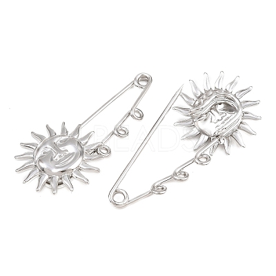 Sun 304 Stainless Steel Safety Pins Brooch Findings SA-CBA098D-13C-P-1