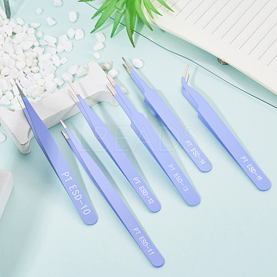 201 Stainless Steel Beading Tweezers Sets TOOL-TA0001-15A-1