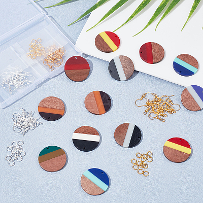 DIY Dangle Earring Making Kits DIY-OC0006-28-1
