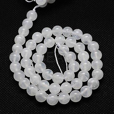 Natural White Moonstone Beads Strands G-G559-8mm-1