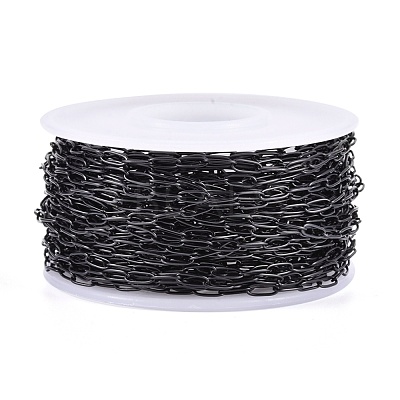 304 Stainless Steel Paperclip Chains CHS-F010-01B-B-01-1