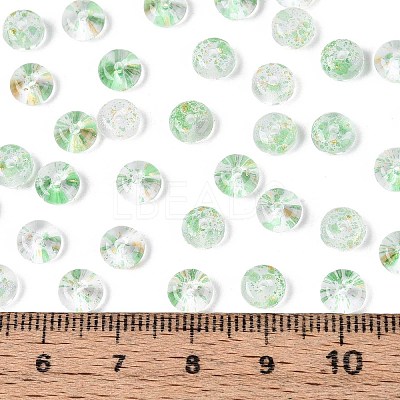 Baking Paint Transparent Glass Beads DGLA-T004-07G-1