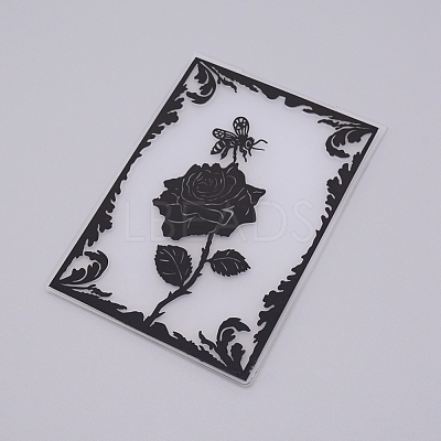 Plastic Embossing Folders DIY-WH0186-67-1