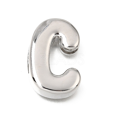 Brass Slide Charms KK-Z163-01P-C-1