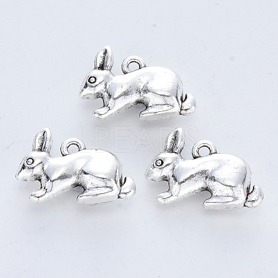 Tibetan Style Alloy Pendants TIBE-R316-017AS-RS-1