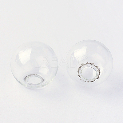 Round Mechanized One Hole Blown Glass Globe Ball Bottles X-BLOW-R001-8mm-1