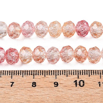Transparent Glass Beads Strands GLAA-T023-8mm-A06-1